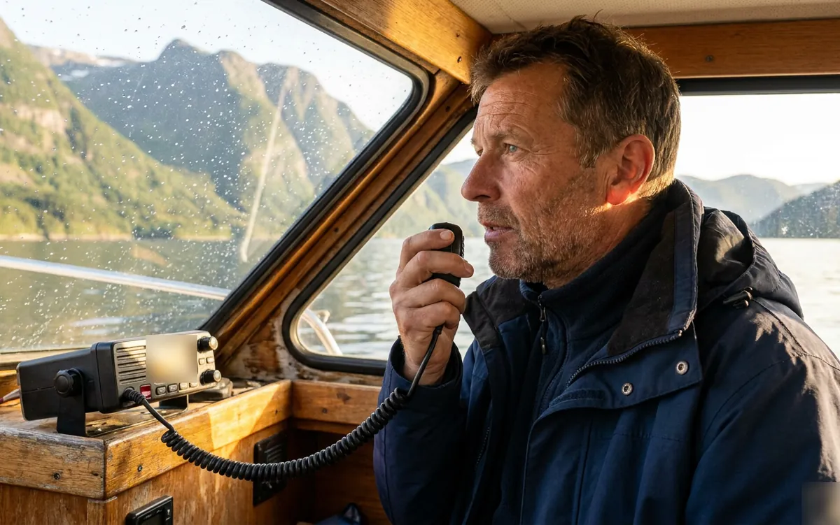 Illustrasjon for VHF-sertifikat (SRC): teori og øvingsprøver