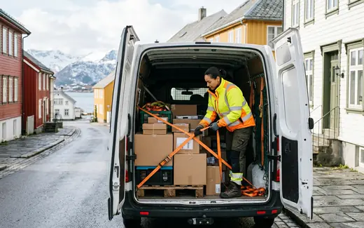 Illustrasjon for Løyveeksamen for varebil